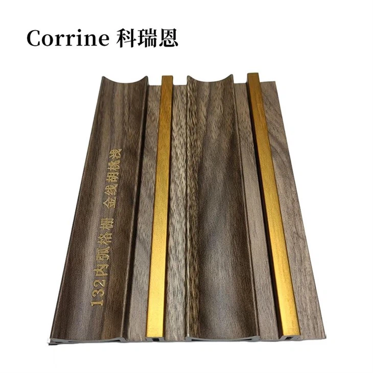 Two-color Circular Inner Wooden Panel 3D Wavy Surface Accent Wall factory